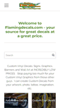 Mobile Screenshot of flamingdecals.com